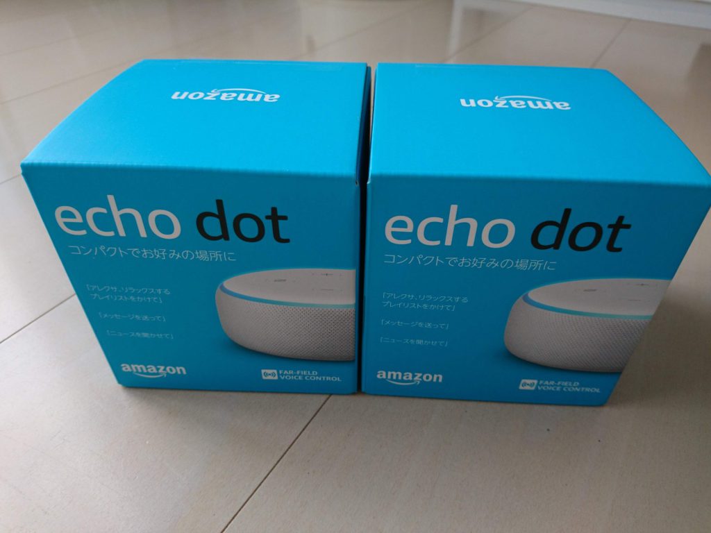 Amazonアレクサ　echo dot