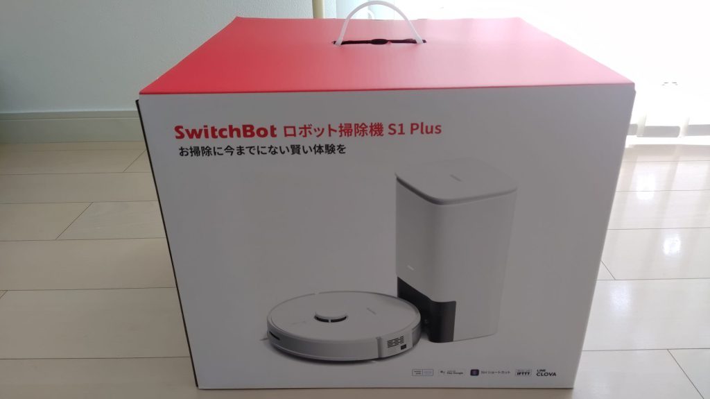 SwitchBotロボット掃除機の外箱デザイン